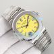 Swiss Replica Patek Philippe 5711 Yellow Face Stainless Steel Watch 40MM (2)_th.jpg